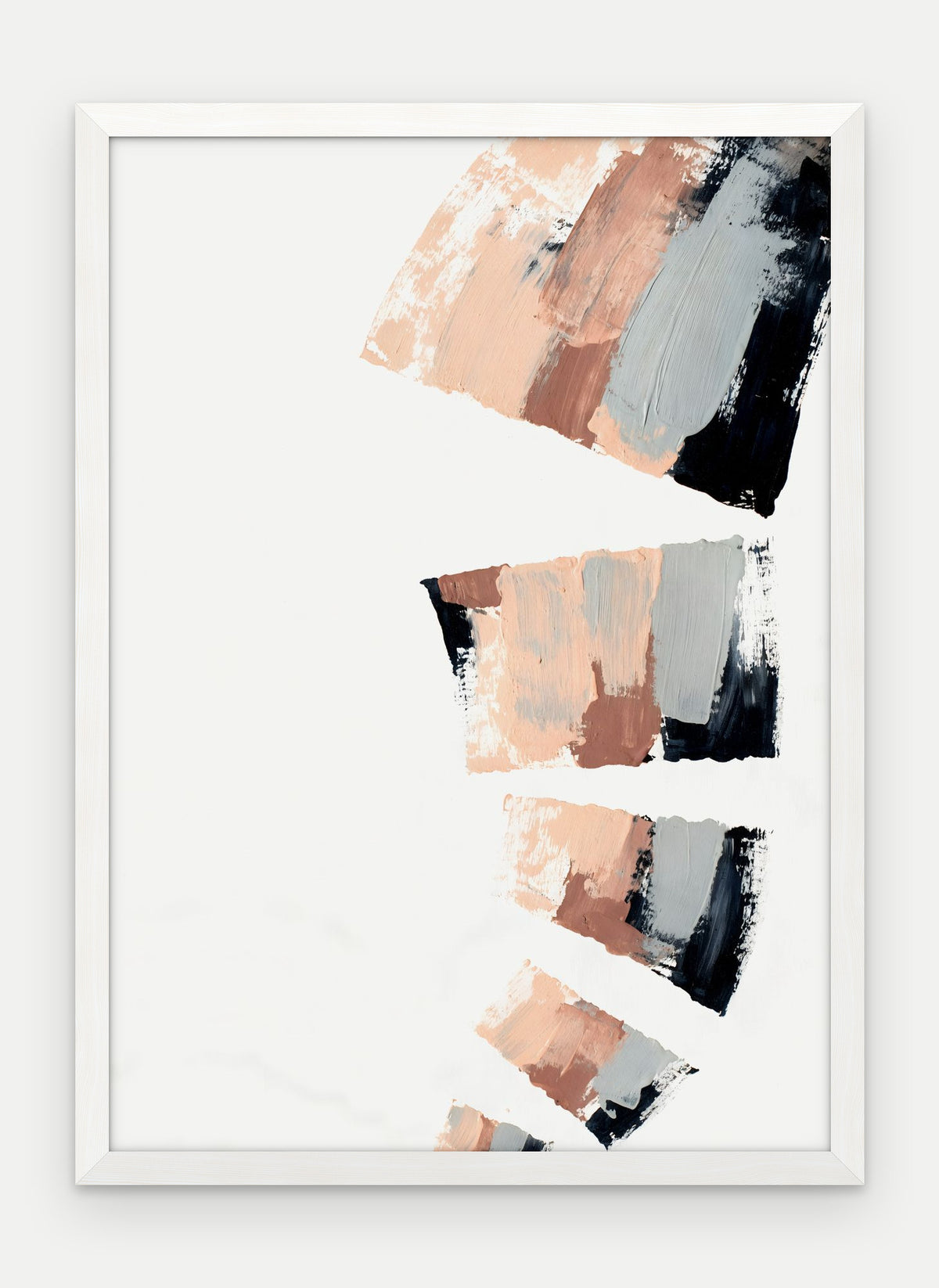 Plakat Kaskada w ramie, oprawa: drewno białe, format 50 × 70 cm