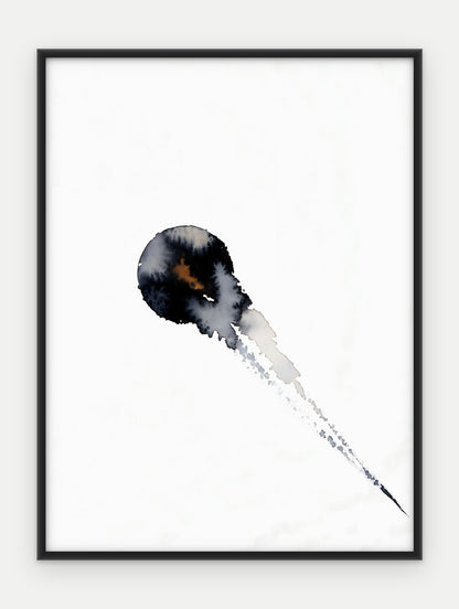 Plakat Kropla w ramie, oprawa: aluminium czarne, format 30 × 40 cm
