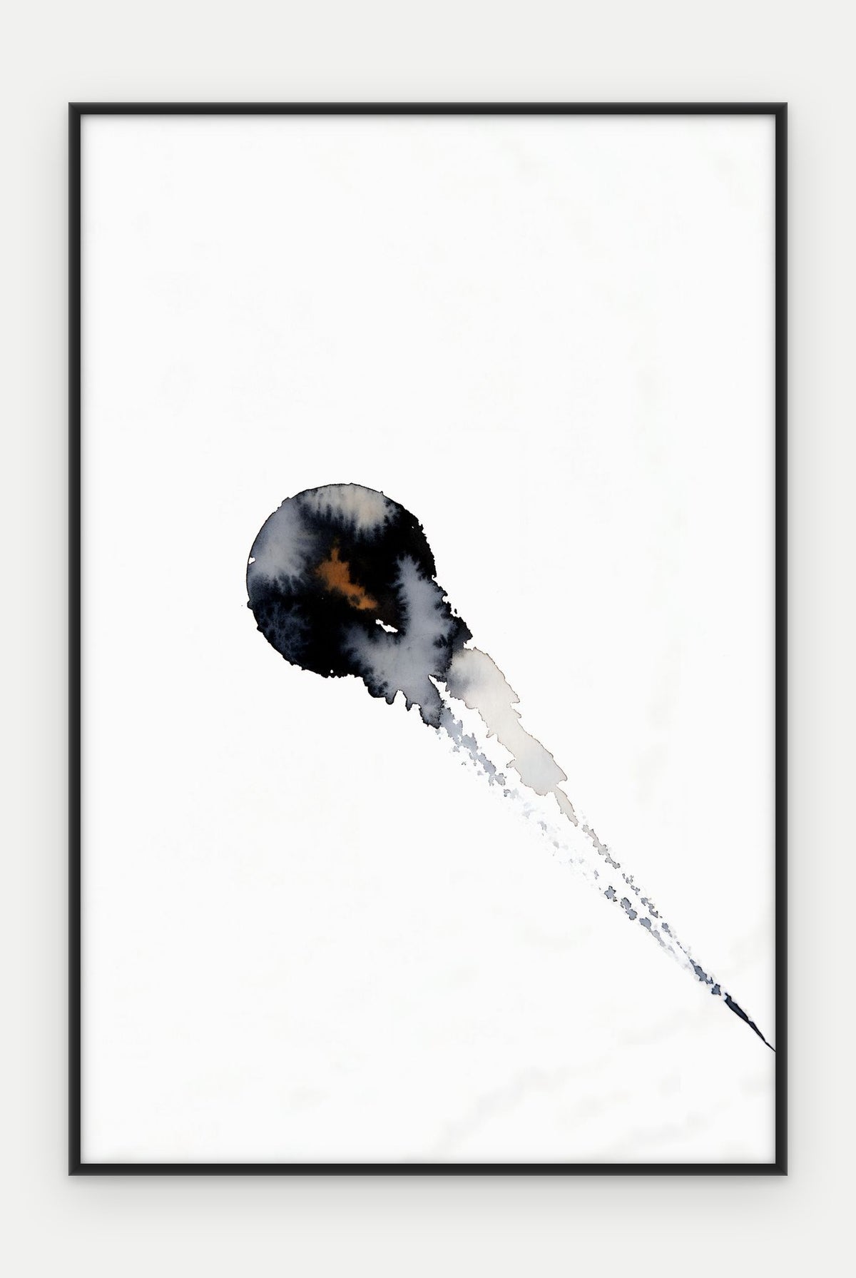 Plakat Kropla w ramie, oprawa: aluminium czarne, format 40 × 60 cm