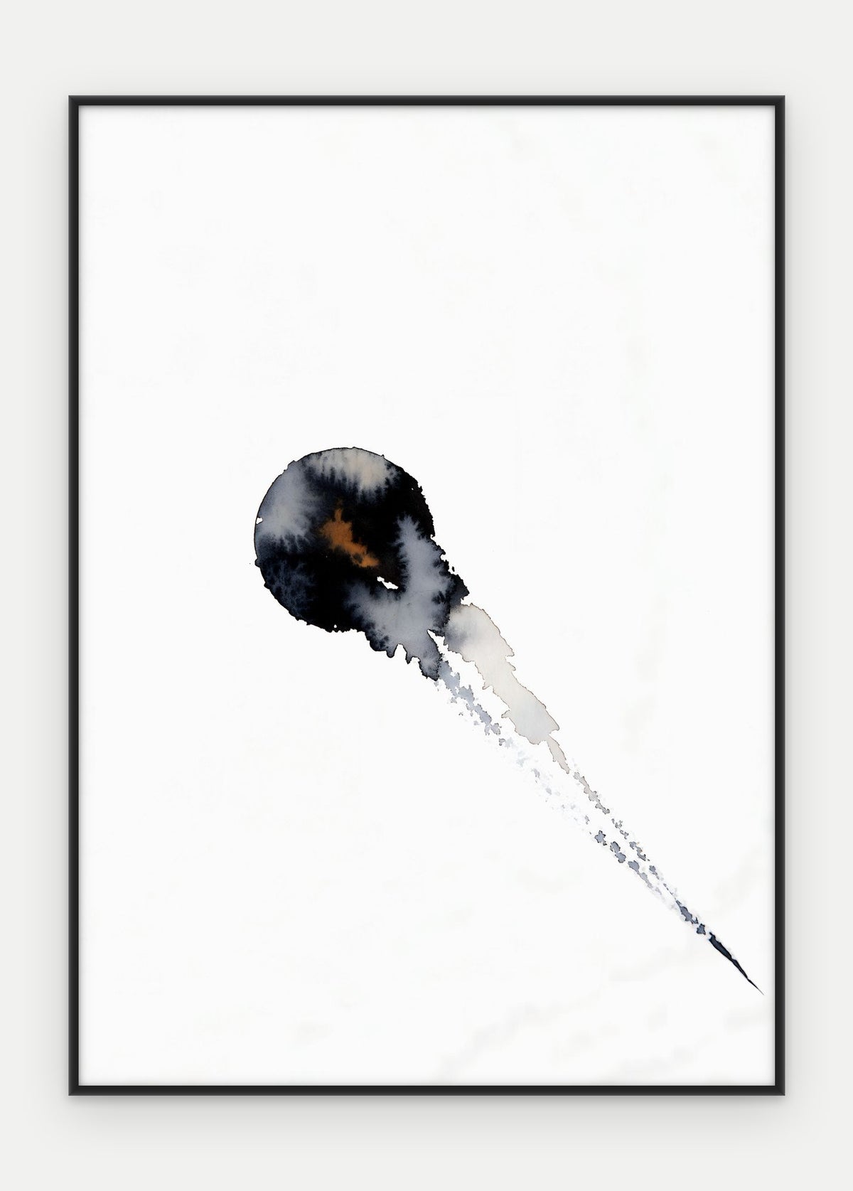 Plakat Kropla w ramie, oprawa: aluminium czarne, format 50 × 70 cm