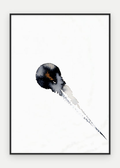 Plakat Kropla w ramie, oprawa: aluminium czarne, format 50 × 70 cm
