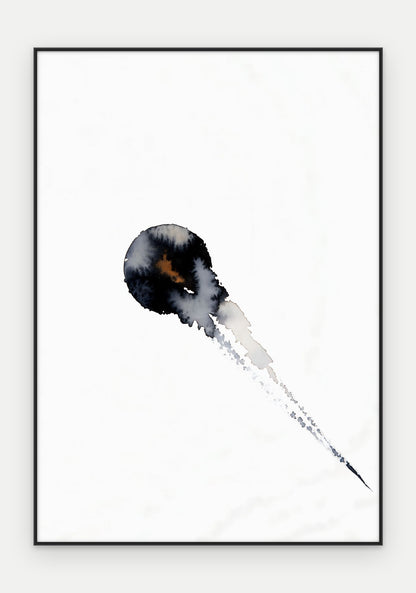 Plakat Kropla w ramie, oprawa: aluminium czarne, format 70 × 100 cm