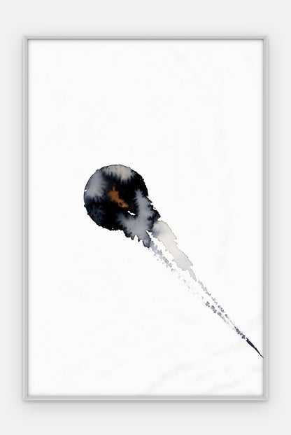Plakat Kropla w ramie, oprawa: aluminium srebrne, format 40 × 60 cm
