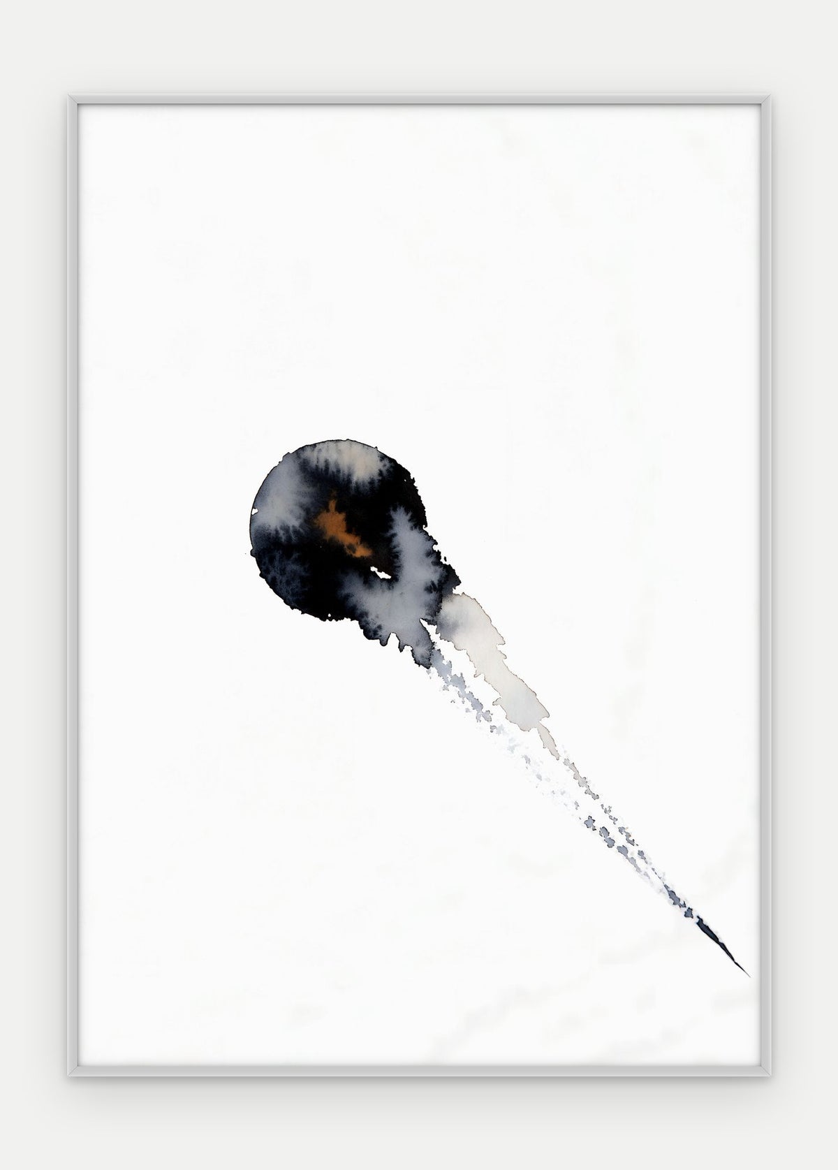 Plakat Kropla w ramie, oprawa: aluminium srebrne, format 50 × 70 cm