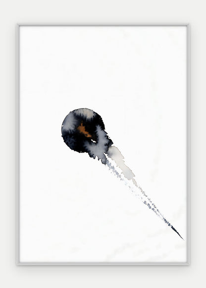 Plakat Kropla w ramie, oprawa: aluminium srebrne, format 50 × 70 cm
