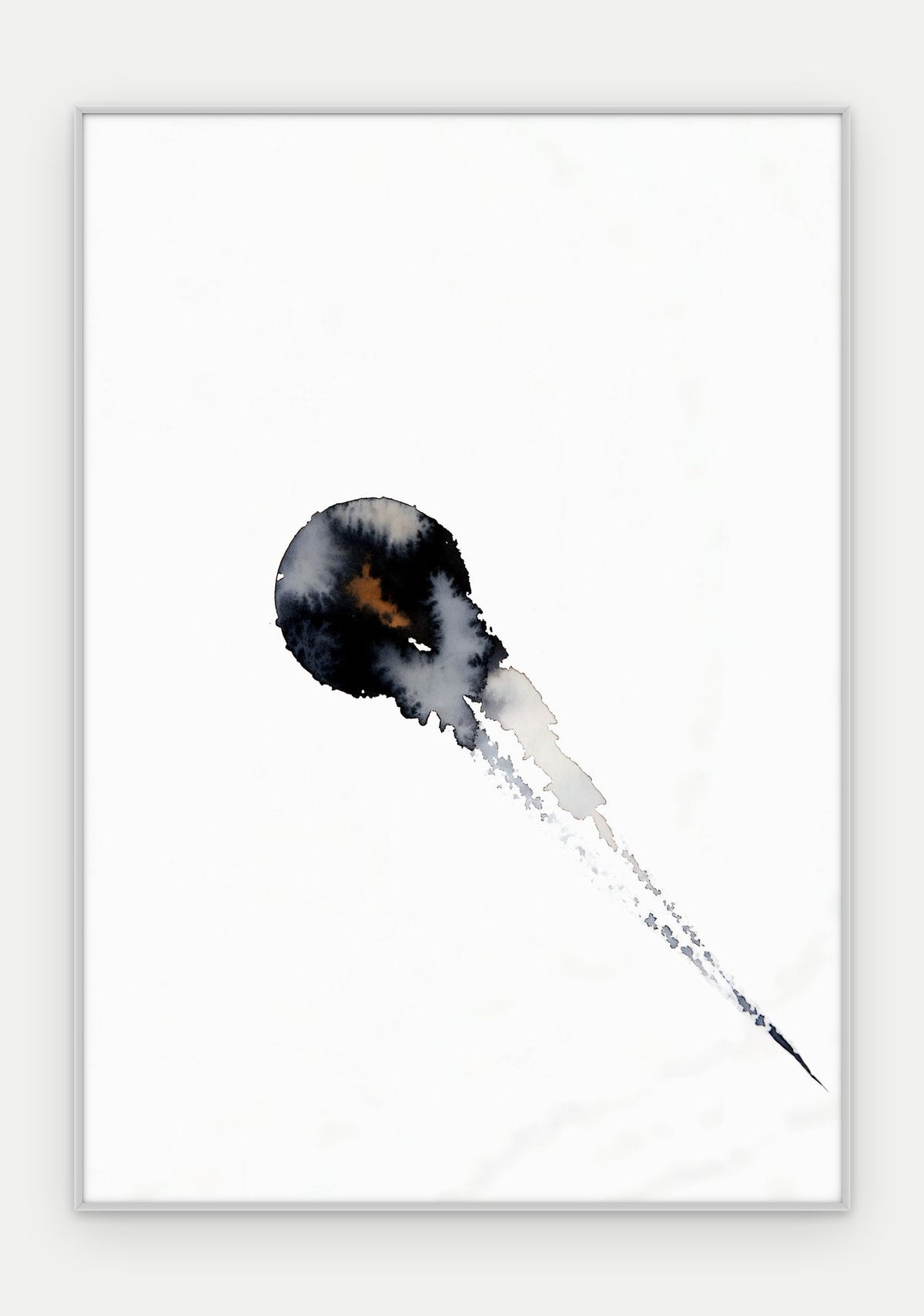 Plakat Kropla w ramie, oprawa: aluminium srebrne, format 70 × 100 cm