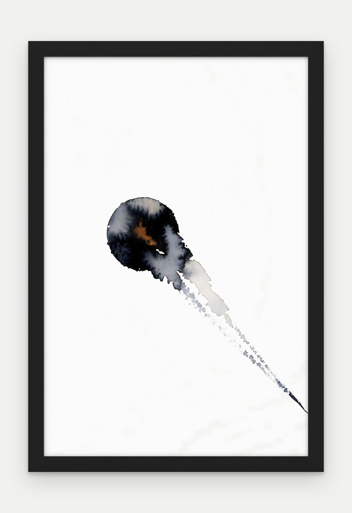 Plakat Kropla w ramie, oprawa: drewno czarne, format 40 × 60 cm