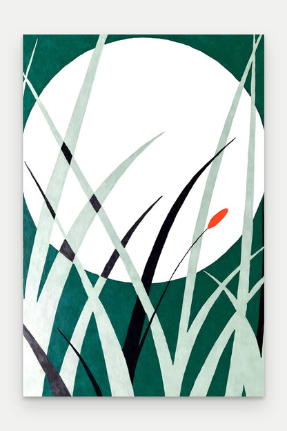 Obraz na płótnie Księżyc na blejtramie, bez ramy, format 40 × 60 cm