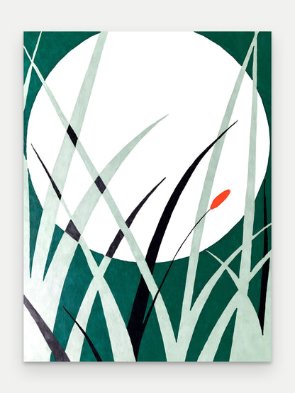 Obraz na płótnie Księżyc na blejtramie, bez ramy, format 60 × 80 cm