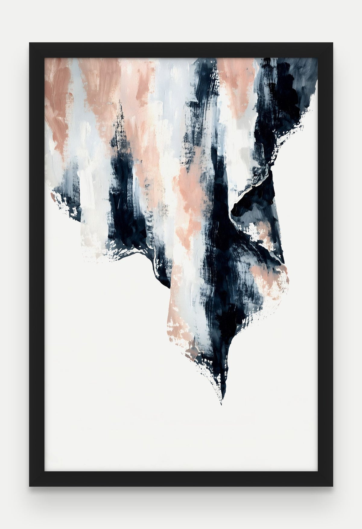 Obraz na płótnie Kurtyna w ramie, oprawa: drewno czarne, format 40 × 60 cm