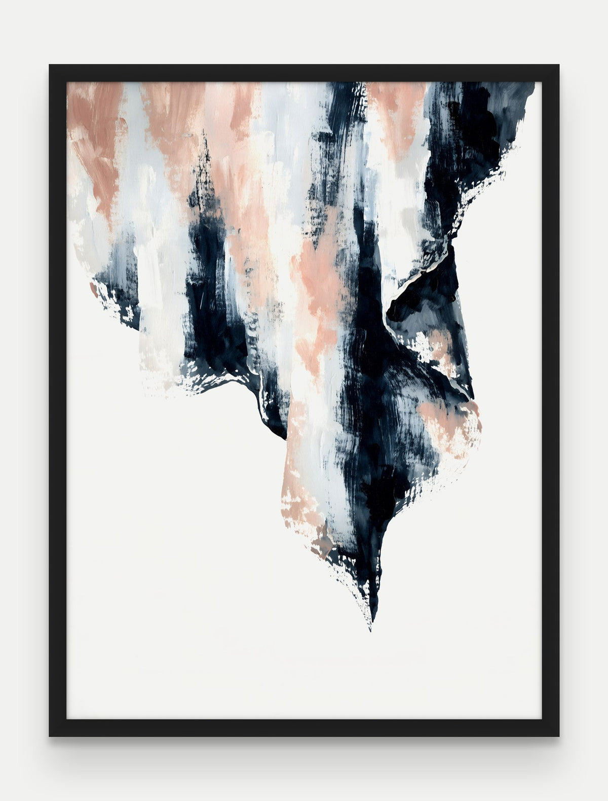 Obraz na płótnie Kurtyna w ramie, oprawa: drewno czarne, format 60 × 80 cm