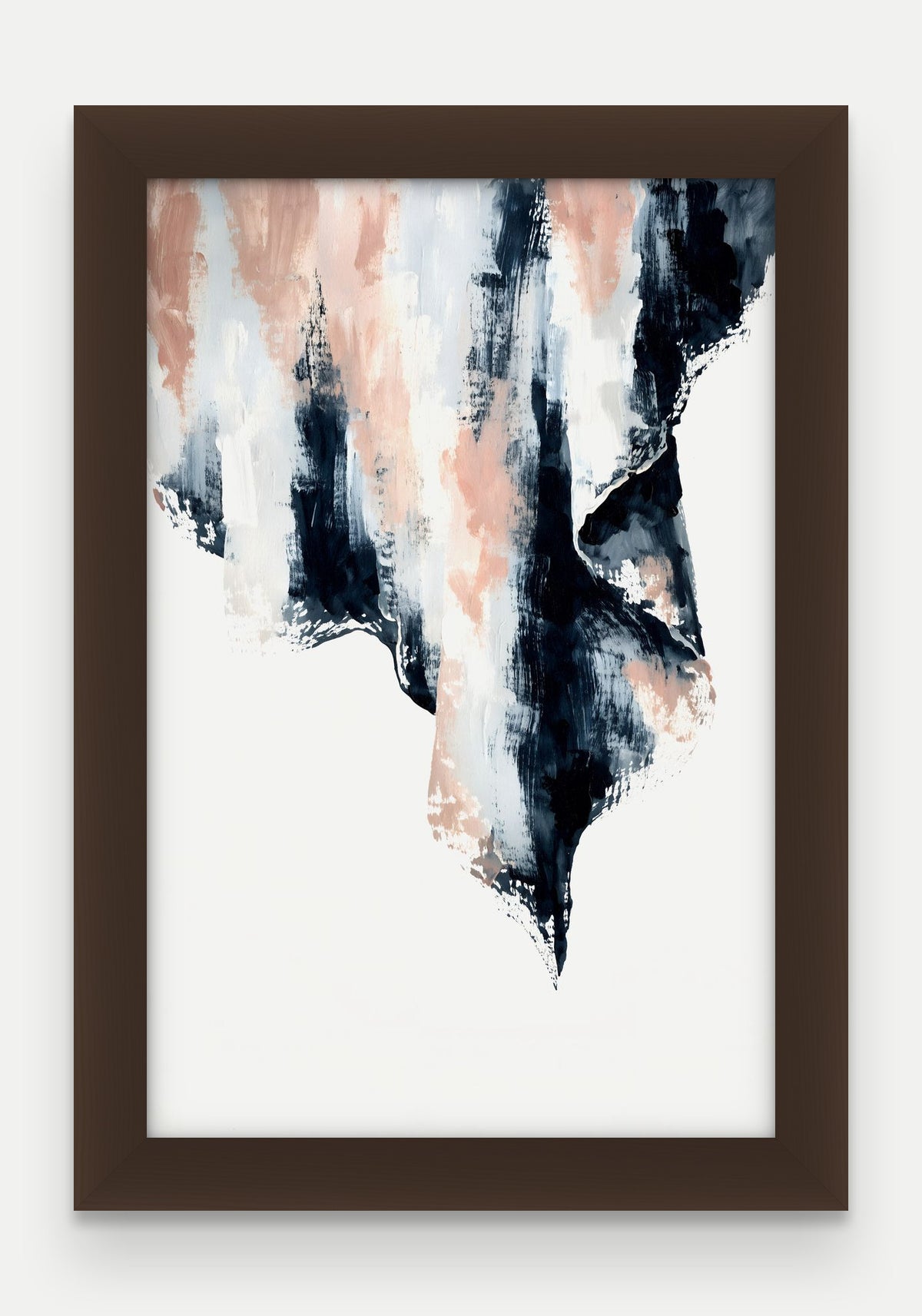 Obraz na płótnie Kurtyna w ramie, oprawa: drewno brązowe, format 20 × 30 cm