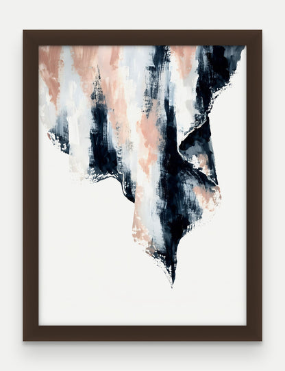 Obraz na płótnie Kurtyna w ramie, oprawa: drewno brązowe, format 30 × 40 cm
