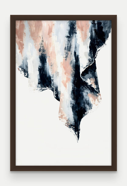 Obraz na płótnie Kurtyna w ramie, oprawa: drewno brązowe, format 40 × 60 cm
