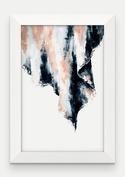 Obraz na płótnie Kurtyna w ramie, oprawa: drewno białe, format 20 × 30 cm