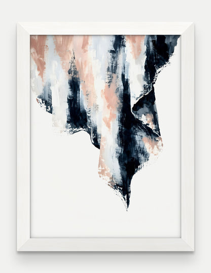 Obraz na płótnie Kurtyna w ramie, oprawa: drewno białe, format 30 × 40 cm