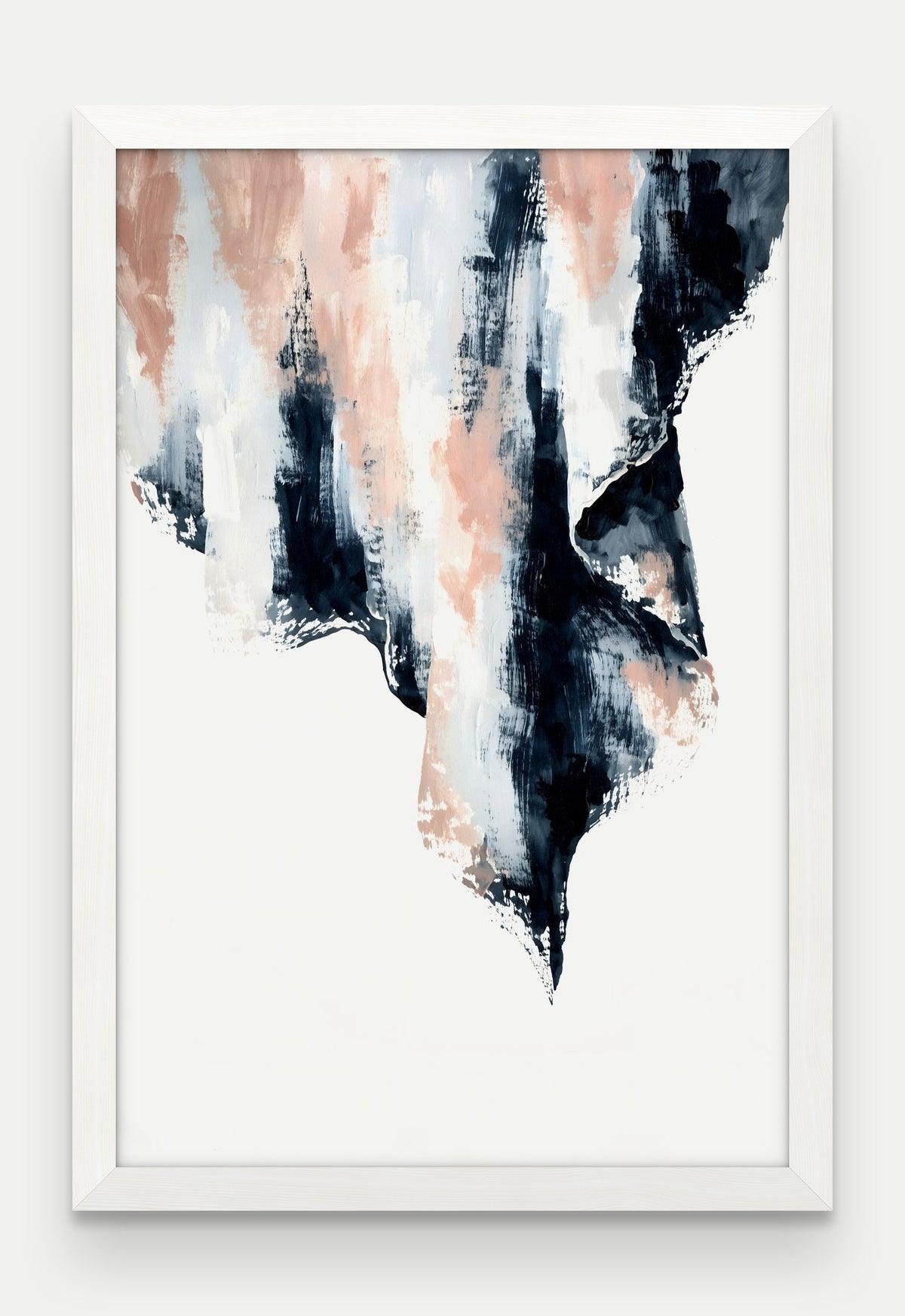 Obraz na płótnie Kurtyna w ramie, oprawa: drewno białe, format 40 × 60 cm