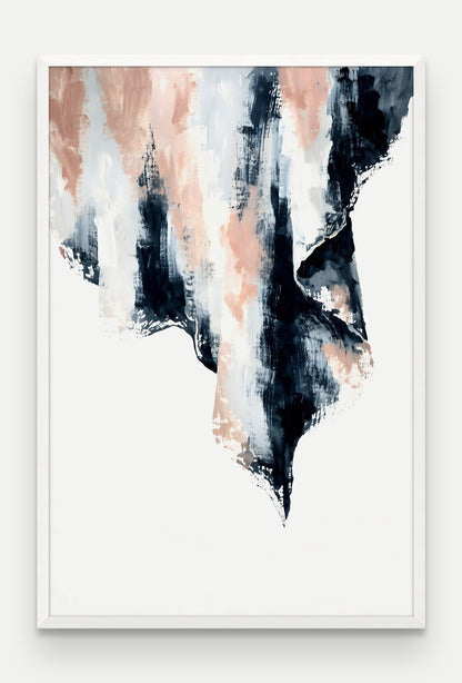 Obraz na płótnie Kurtyna w ramie, oprawa: drewno białe, format 80 × 120 cm