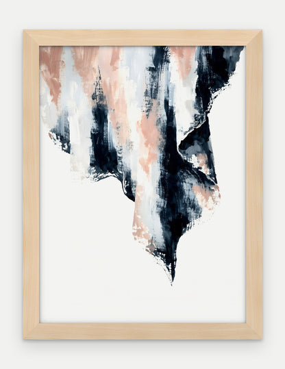 Plakat Kurtyna w ramie, oprawa: drewno naturalne, format 30 × 40 cm