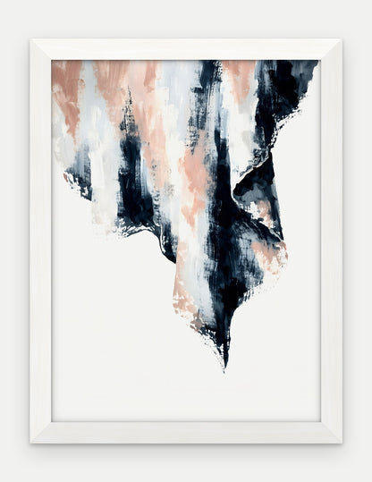 Plakat Kurtyna w ramie, oprawa: drewno białe, format 30 × 40 cm