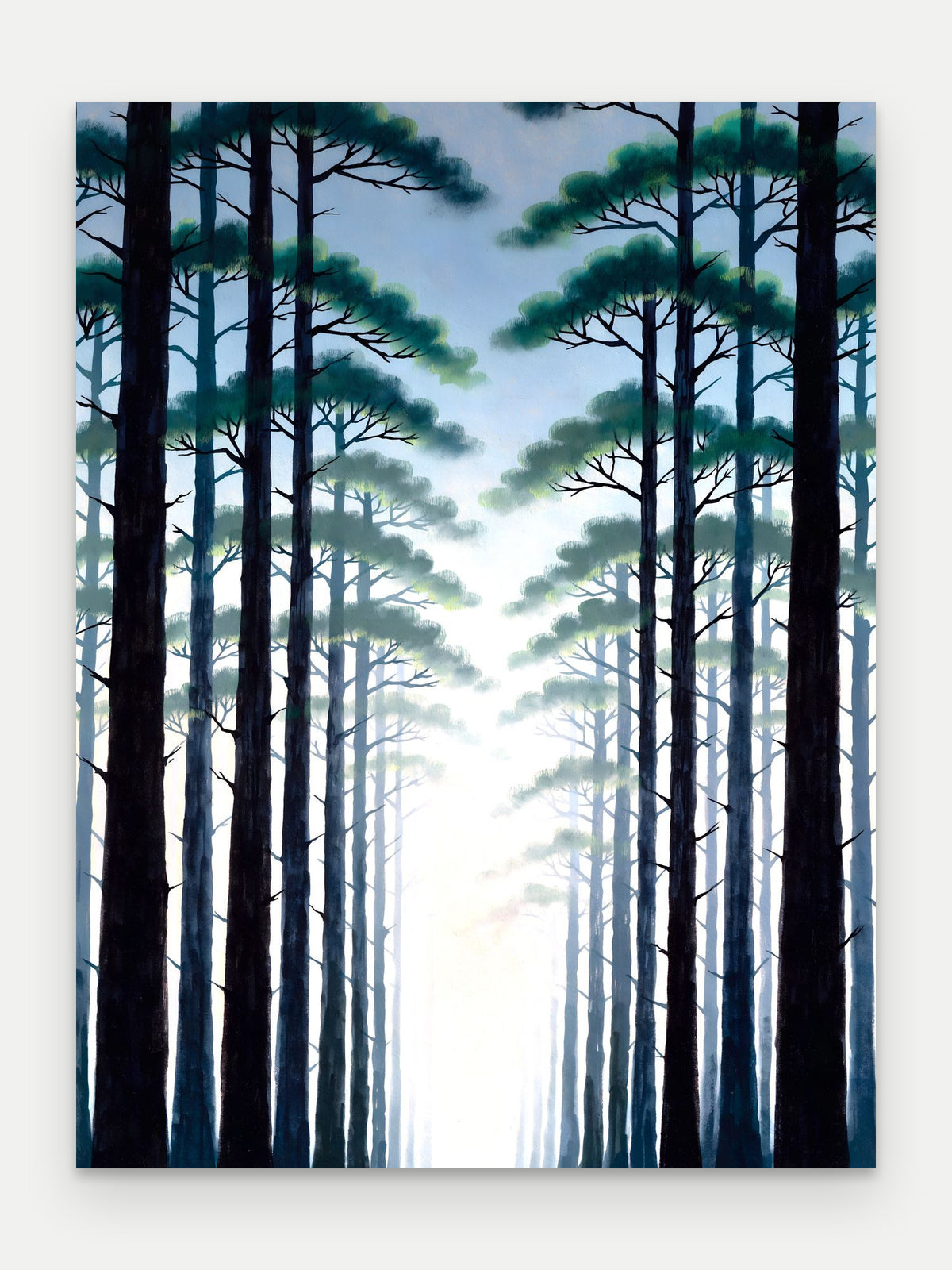 Obraz na płótnie Las na blejtramie, bez ramy, format 60 × 80 cm