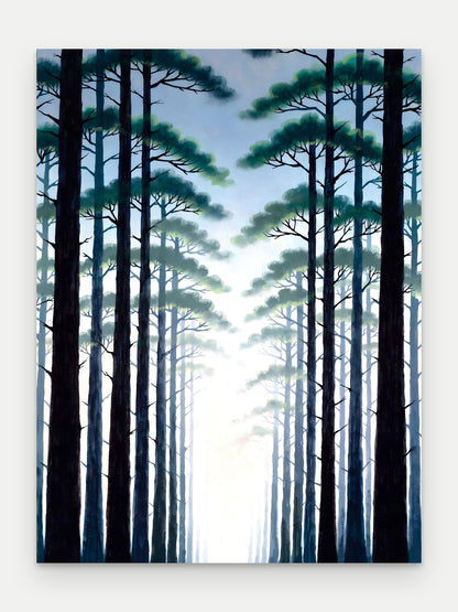 Obraz na płótnie Las na blejtramie, bez ramy, format 60 × 80 cm
