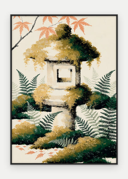 Plakat Latarnia w ramie, oprawa: aluminium czarne, format 50 × 70 cm