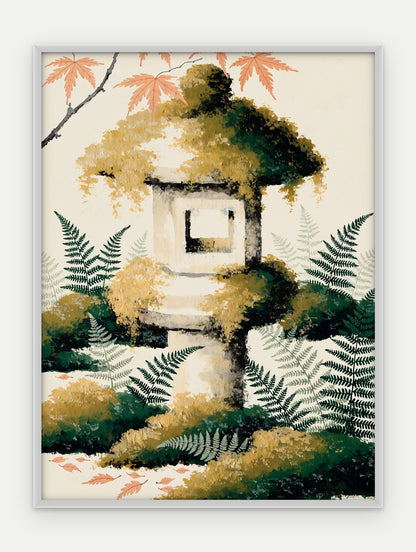 Plakat Latarnia w ramie, oprawa: aluminium srebrne, format 30 × 40 cm