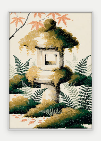 Plakat Latarnia w ramie, oprawa: aluminium srebrne, format 50 × 70 cm