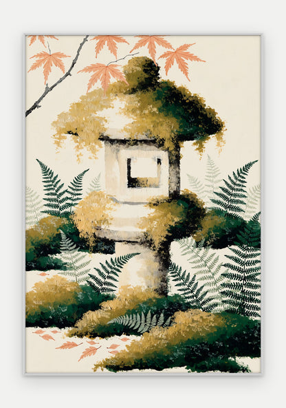 Plakat Latarnia w ramie, oprawa: aluminium srebrne, format 70 × 100 cm
