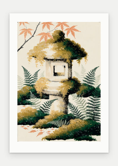 Plakat Latarnia bez oprawy, z passe-partout, format 50 × 70 cm