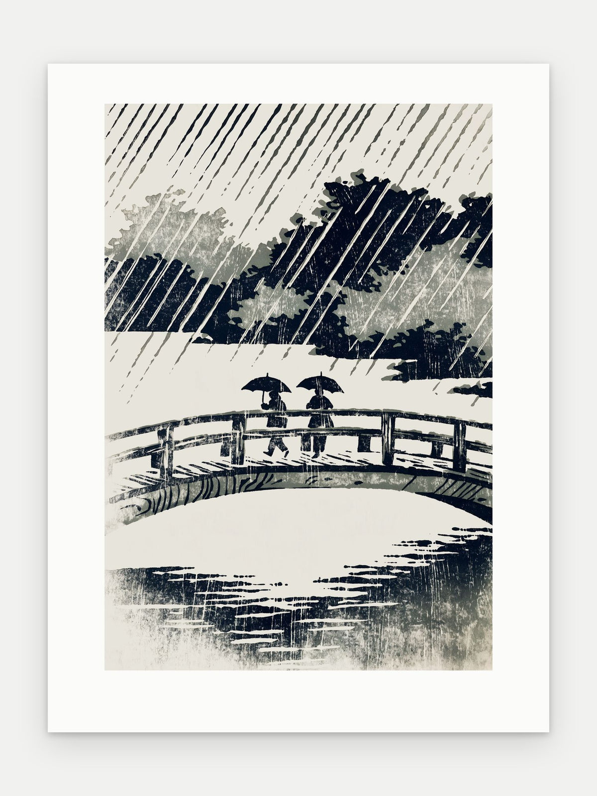 Plakat Most bez oprawy, z passe-partout, format 30 × 40 cm