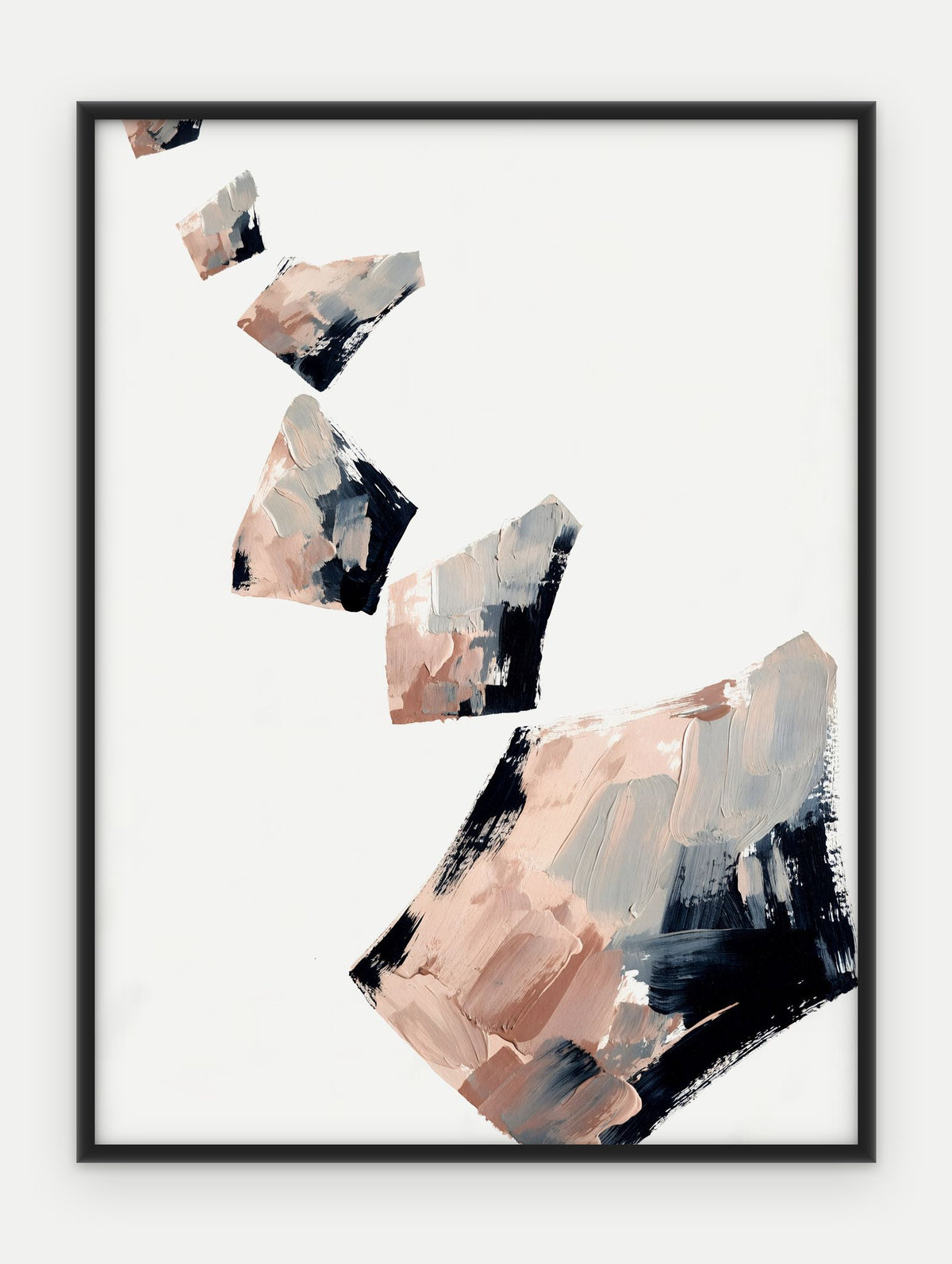 Plakat Odłamki w ramie, oprawa: aluminium czarne, format 30 × 40 cm