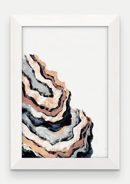 Obraz na płótnie Osad w ramie, oprawa: drewno białe, format 20 × 30 cm