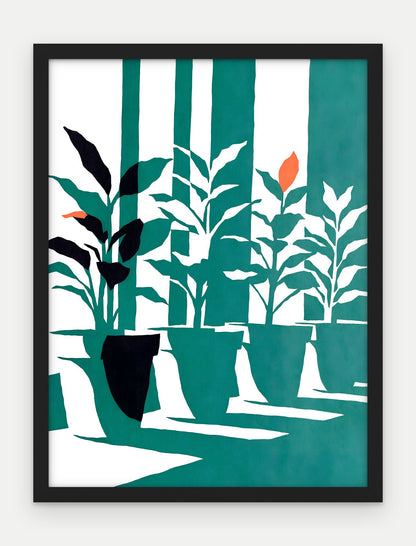 Plakat Parapet w ramie, oprawa: drewno czarne, format 30 × 40 cm
