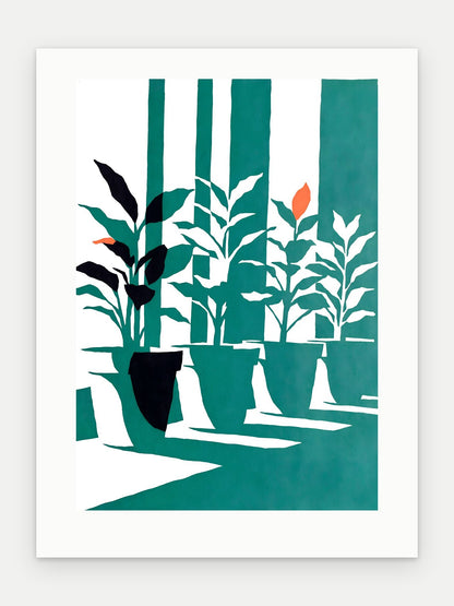 Plakat Parapet bez oprawy, z passe-partout, format 30 × 40 cm