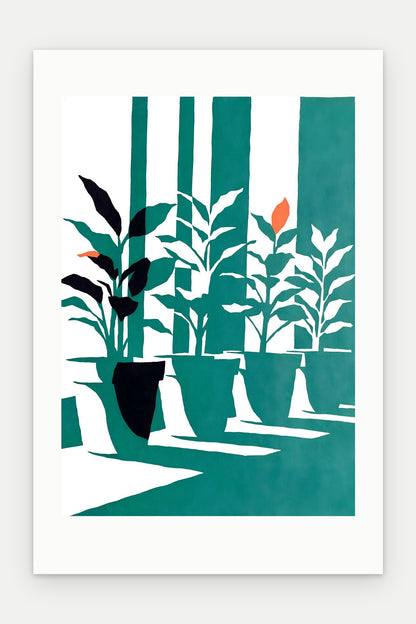 Plakat Parapet bez oprawy, z passe-partout, format 40 × 60 cm