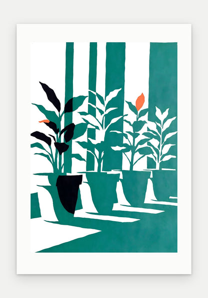 Plakat Parapet bez oprawy, z passe-partout, format 70 × 100 cm