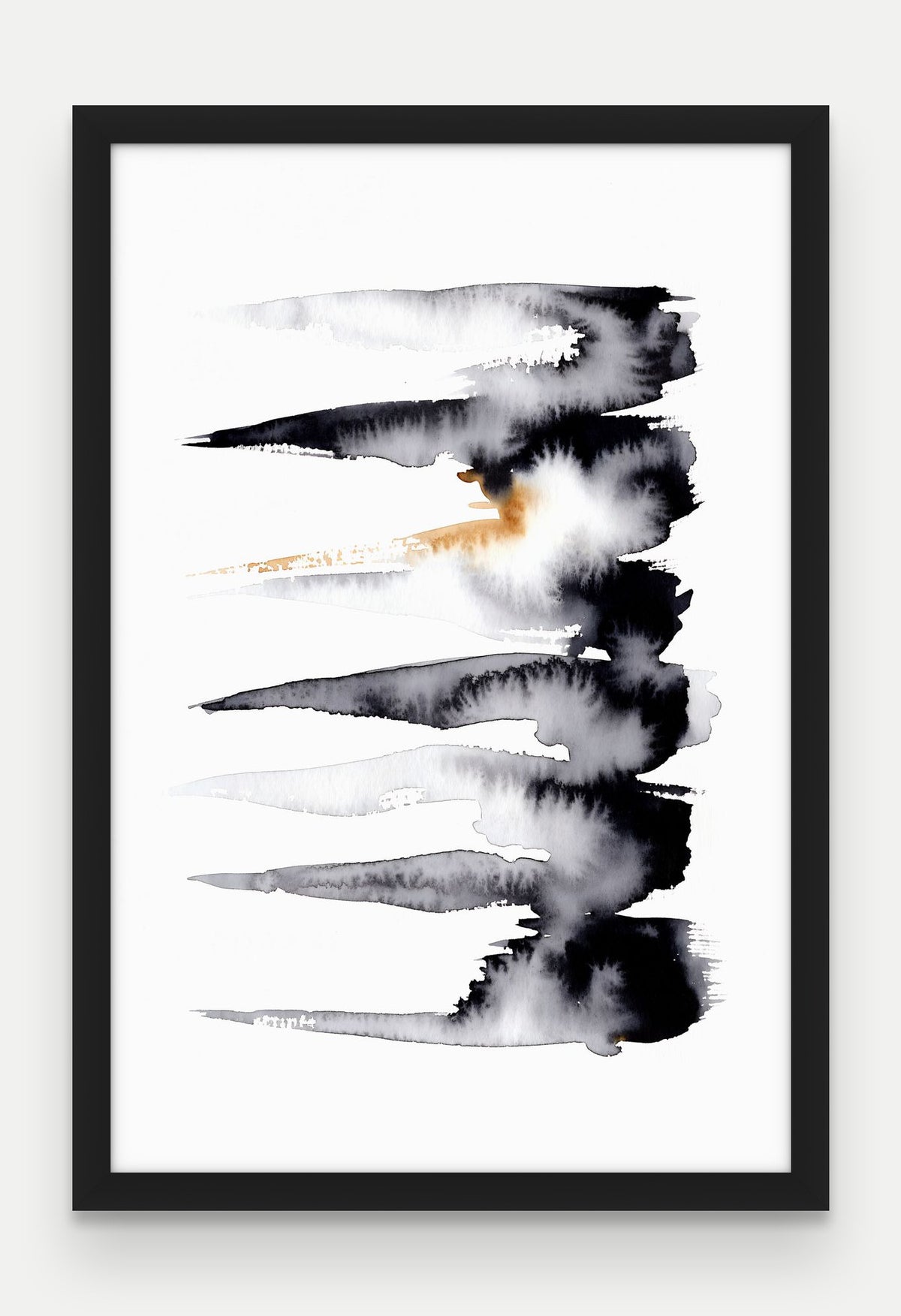 Obraz na płótnie Pasma w ramie, oprawa: drewno czarne, format 40 × 60 cm