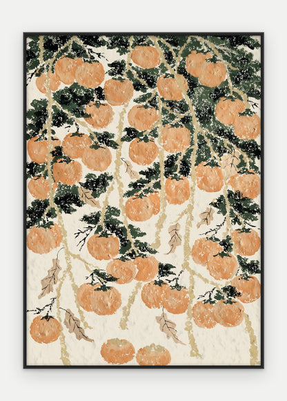 Plakat Persymona w ramie, oprawa: aluminium czarne, format 50 × 70 cm