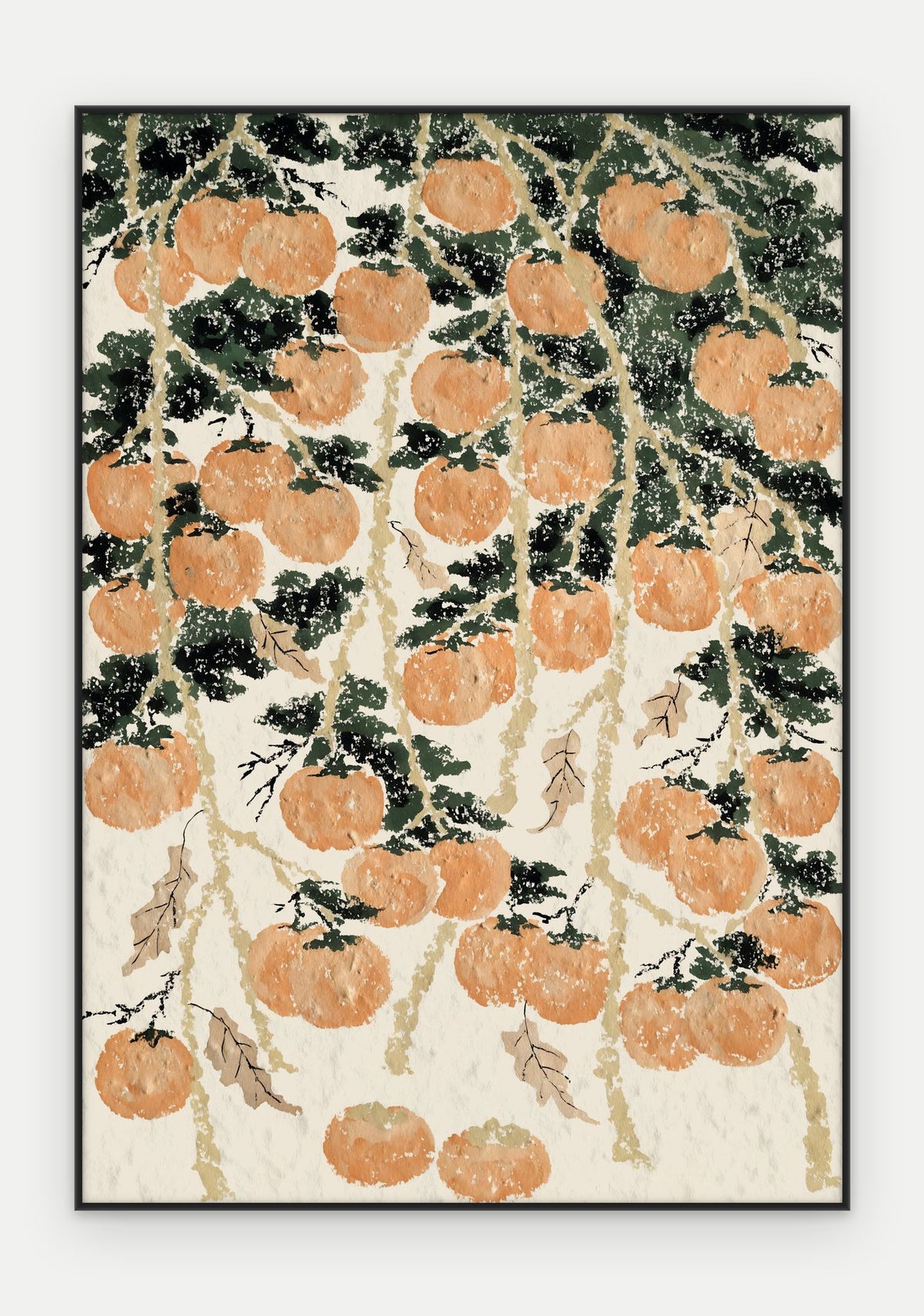 Plakat Persymona w ramie, oprawa: aluminium czarne, format 70 × 100 cm