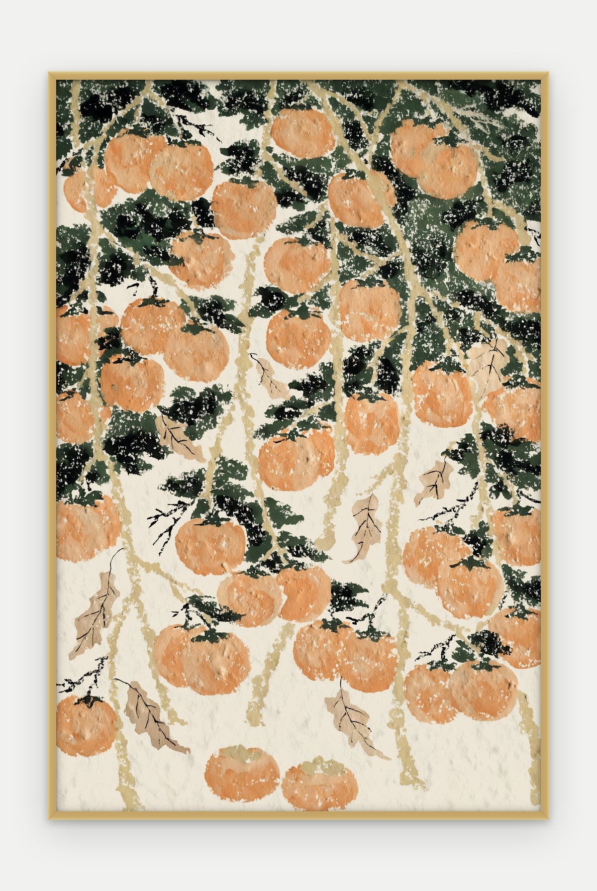 Plakat Persymona w ramie, oprawa: aluminium złote, format 40 × 60 cm
