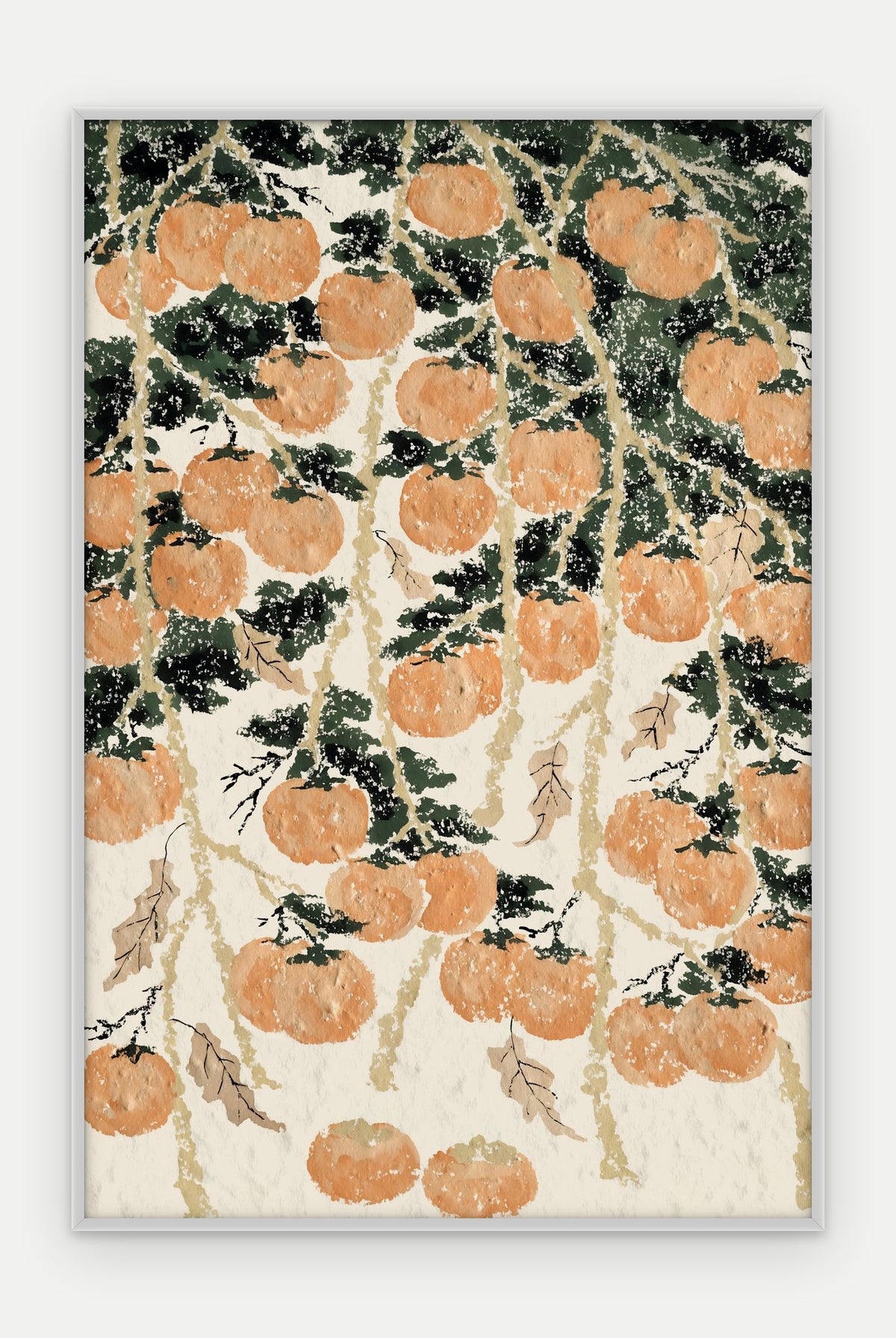 Plakat Persymona w ramie, oprawa: aluminium srebrne, format 40 × 60 cm