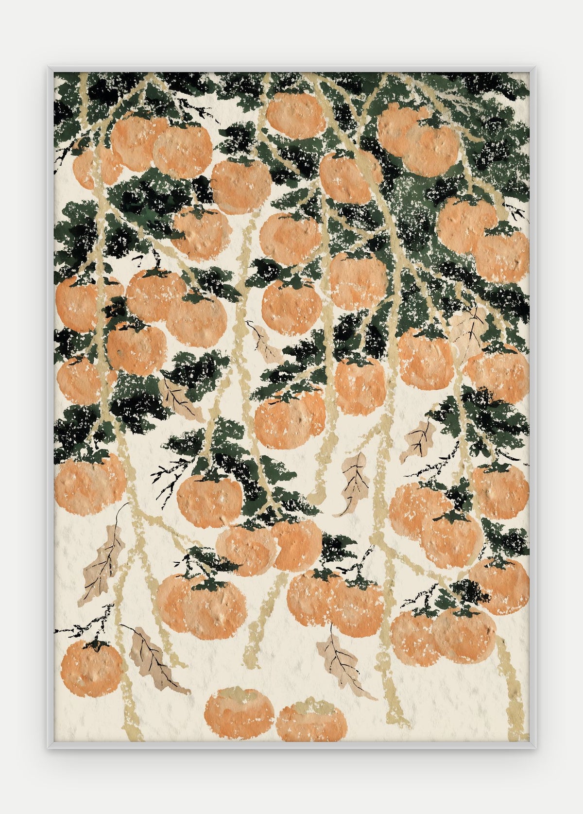 Plakat Persymona w ramie, oprawa: aluminium srebrne, format 50 × 70 cm