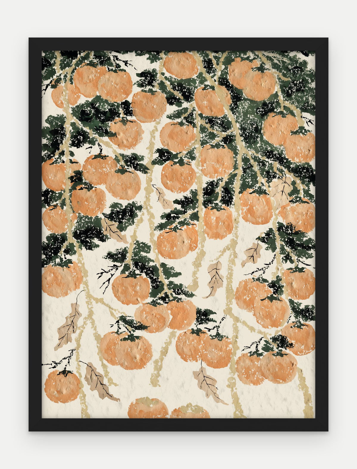 Plakat Persymona w ramie, oprawa: drewno czarne, format 30 × 40 cm