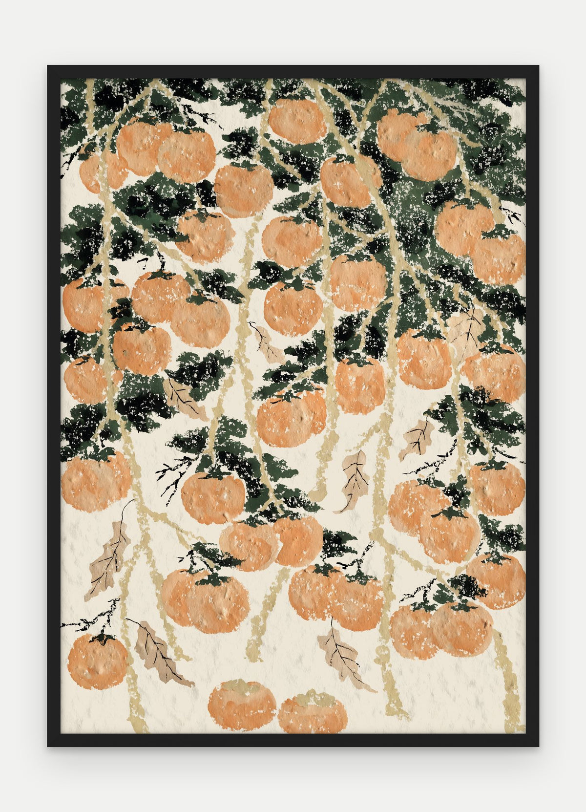 Plakat Persymona w ramie, oprawa: drewno czarne, format 50 × 70 cm