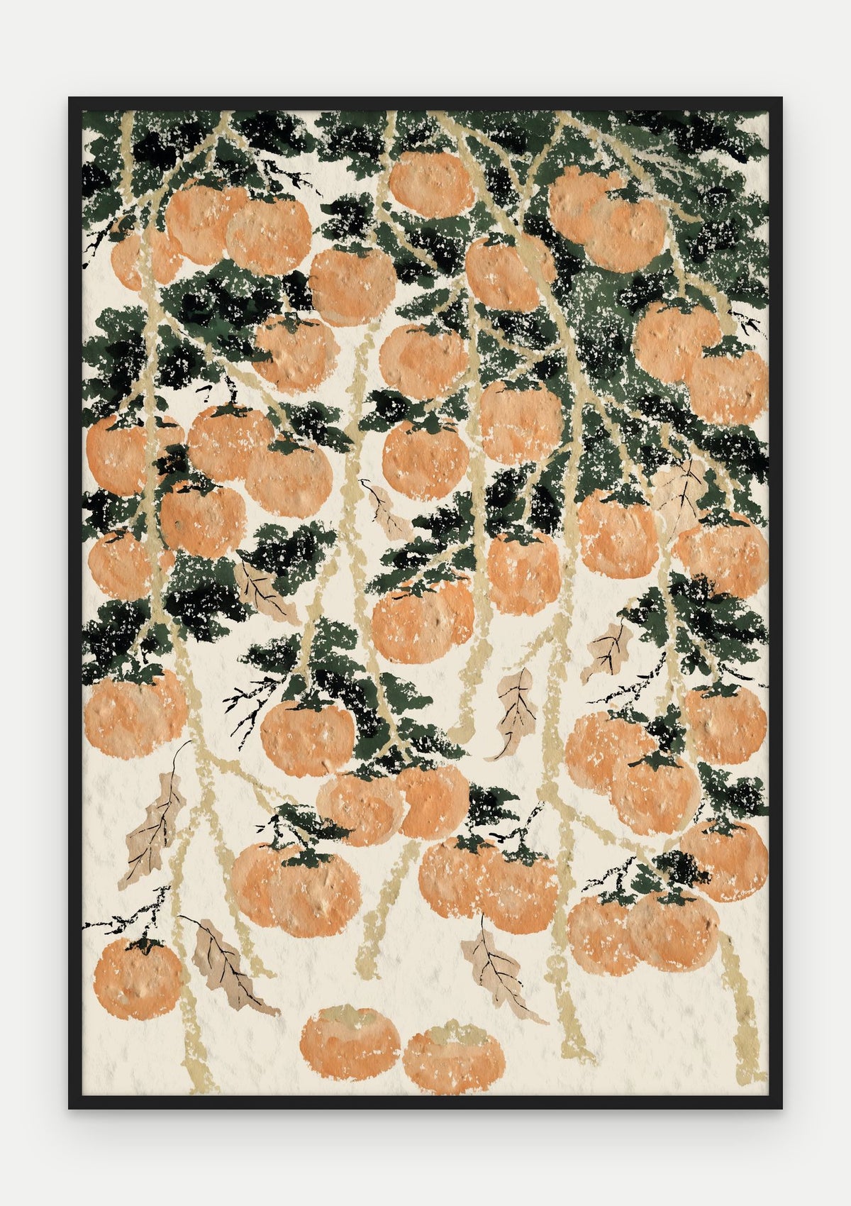 Plakat Persymona w ramie, oprawa: drewno czarne, format 70 × 100 cm