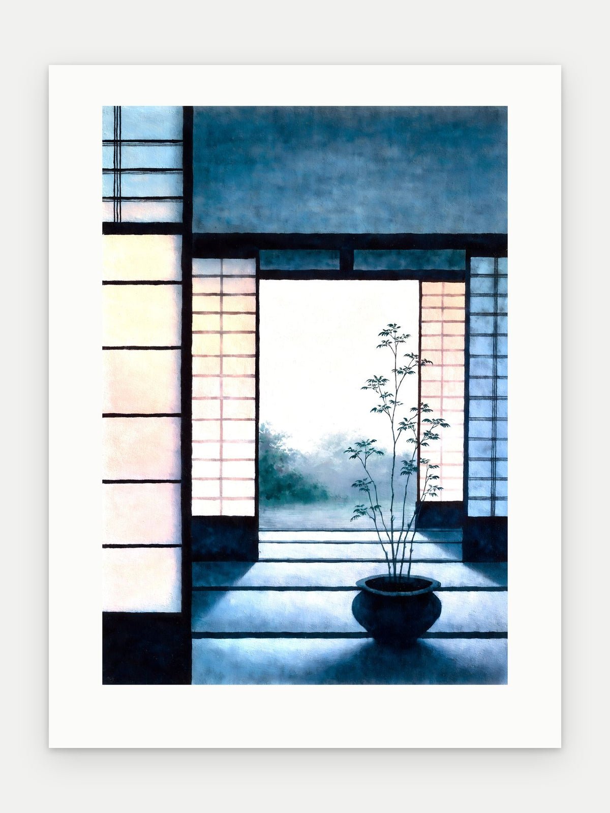 Plakat Próg bez oprawy, z passe-partout, format 30 × 40 cm