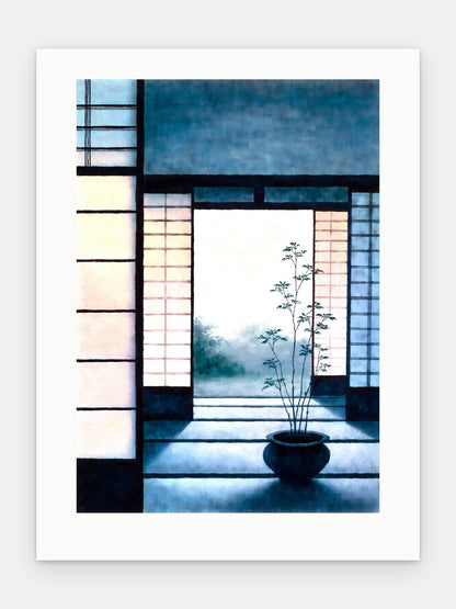 Plakat Próg bez oprawy, z passe-partout, format 30 × 40 cm