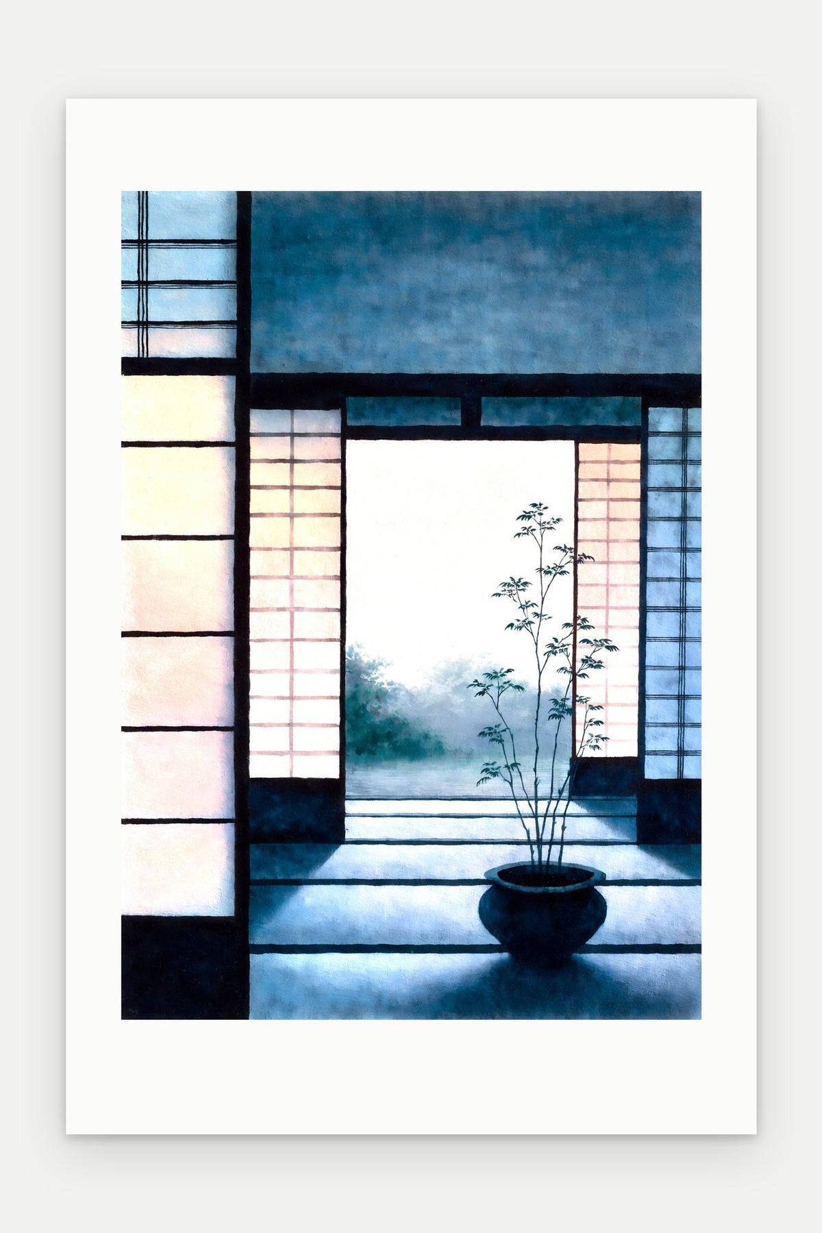 Plakat Próg bez oprawy, z passe-partout, format 40 × 60 cm
